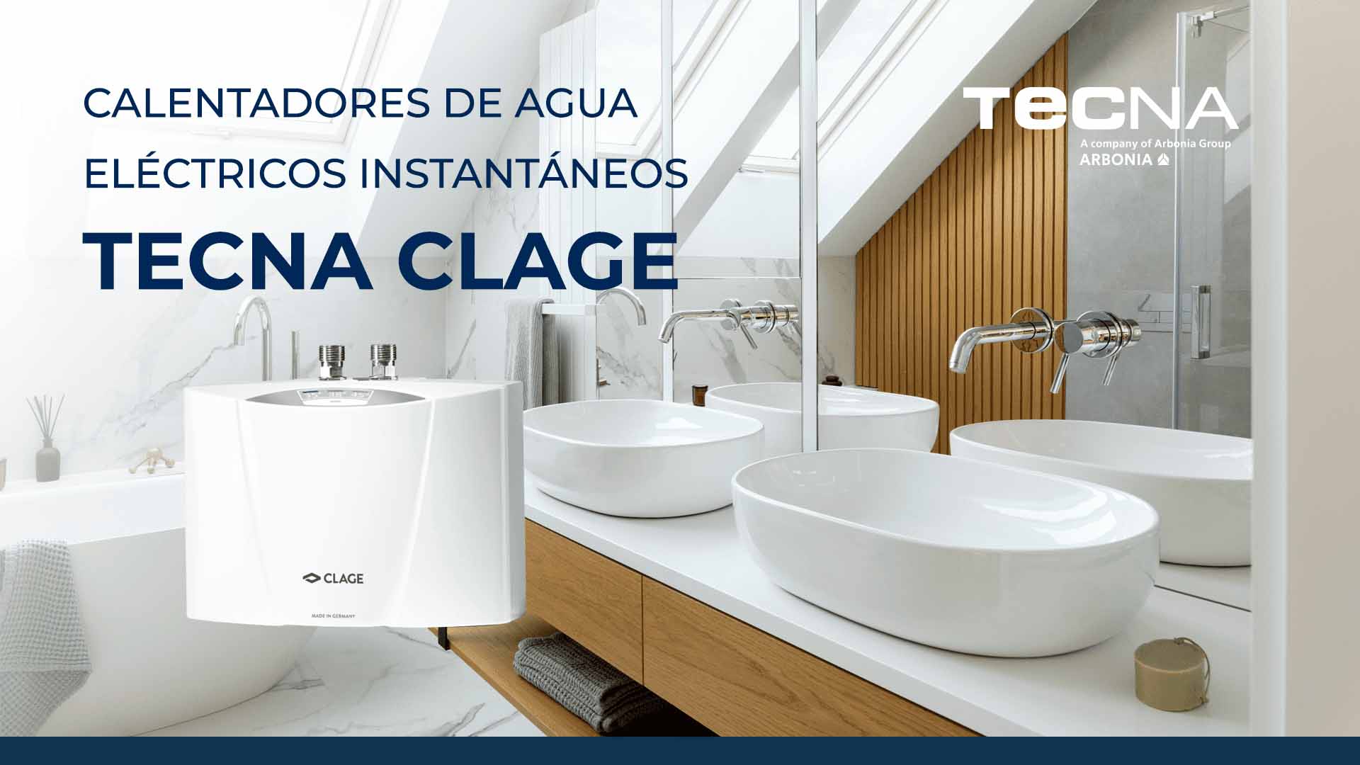 Calentadores eléctricos instantáneos de agua TECNA CLAGE MBH - Tecna