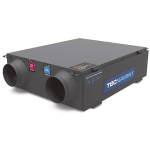 Cajas de ventilación extraplanas TECNAVENT SUPER SLIM FILBOX, con prefiltro G3+ filtro HEPA H11-TECAJSUP01_01
