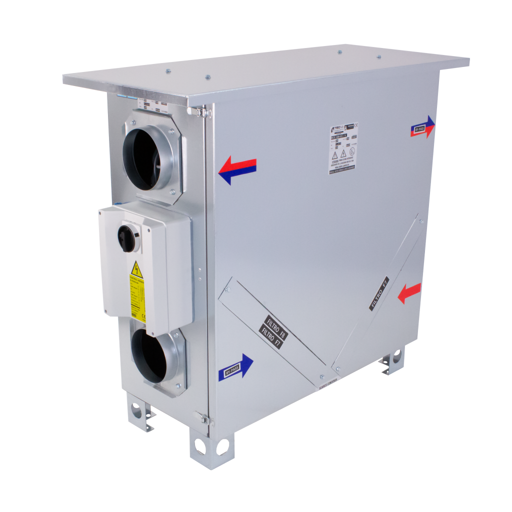 Recuperadores de calor sensible, vertical, TECNA RCE-EC /V-TERECRCE02_01