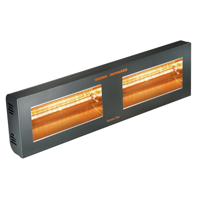 Calefacción radiante eléctrica para exteriores TECNA VARMA V400FM/20X5FM, color negro-67V0000006