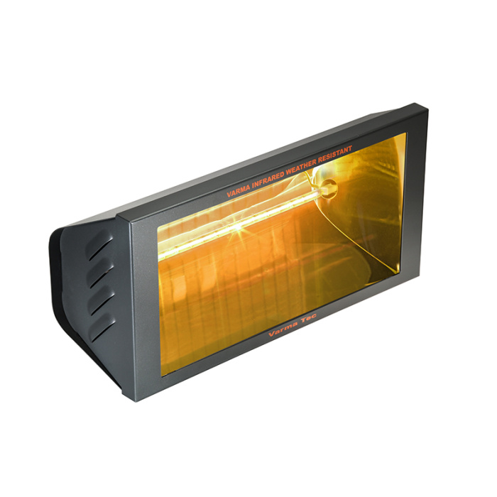 Calefacción radiante eléctrica para exteriores TECNA VARMA V400FM/20X5FM, color negro-67V0000008