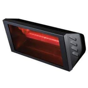 Calefacción radiante eléctrica por infrarrojos TECNA VARMA BLACK EH2000W2BK-67V0000010