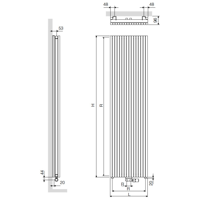 Radiadores multiline, VASCO CARRE PLUS CPVN-TERADCAR01_05