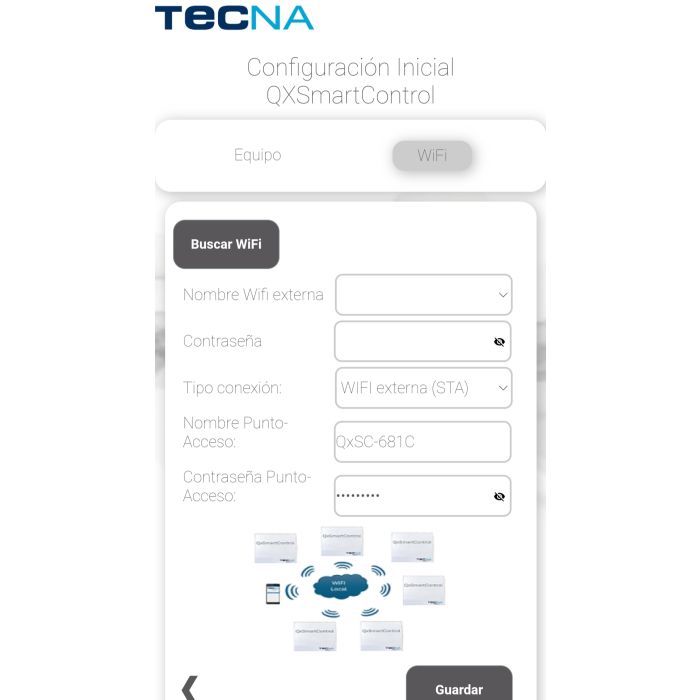 Control inteligente para evaporativos TECNA QX Smart Control-38140000QX_02