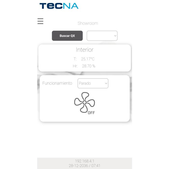 Control inteligente para evaporativos TECNA QX Smart Control-38140000QX_03