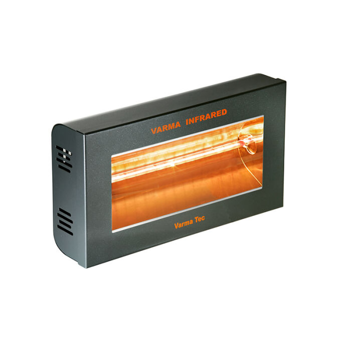 Calefacción radiante eléctrica por infrarrojos TECNA VARMA BLACK EH2000W2BK-67V0000005