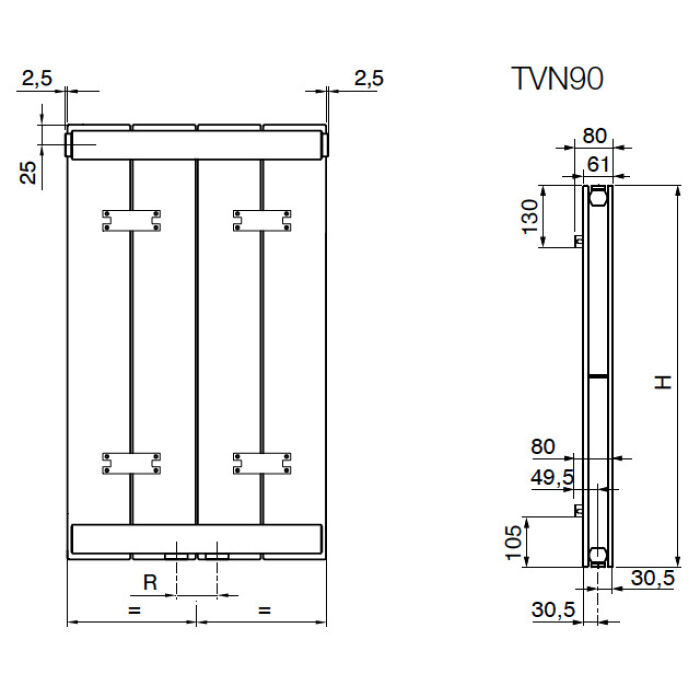 Radiadores multiline, ARBONIA DECOTHERM® PLUS VERTICAL DOBLE-TERADDEC04_02