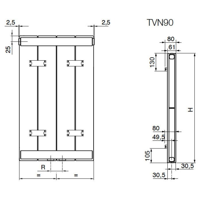 Radiadores multiline, ARBONIA DECOTHERM® PLUS VERTICAL DOBLE-TERADDEC04_02