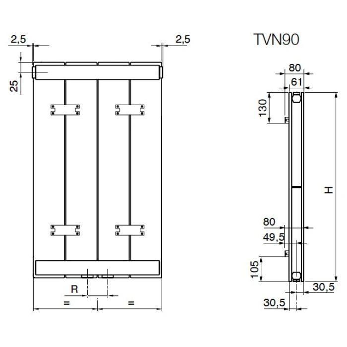 Radiadores multiline, ARBONIA DECOTHERM® PLUS VERTICAL DOBLE-TERADDEC04_02