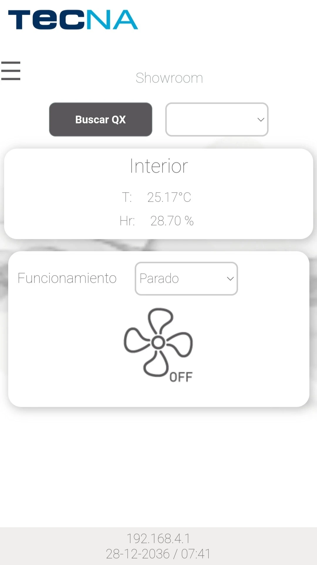 Control inteligente para evaporativos TECNA QX Smart Control-38140000QX_03