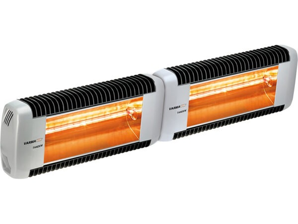 Calefacción radiante eléctrica para exteriores TECNAVARMA TANDEM 550/15, color negro, 1.500 W-67V0000001