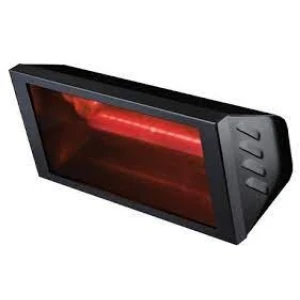 Calefacción radiante eléctrica por infrarrojos TECNA VARMA BLACK EH2000W2BK-67V0000010