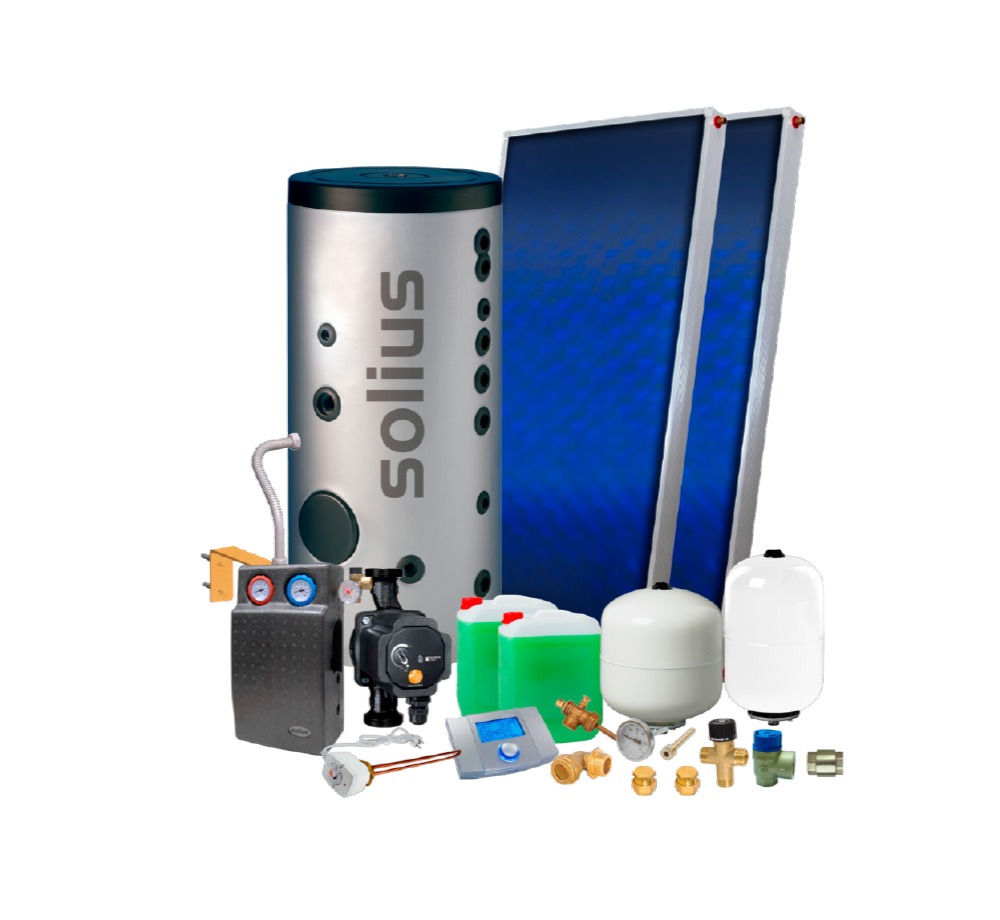Kit solar térmico SOLIUS N° 2 HIDROMANTEL 300 L + SUPERSOL-KS2HMS300SU_01