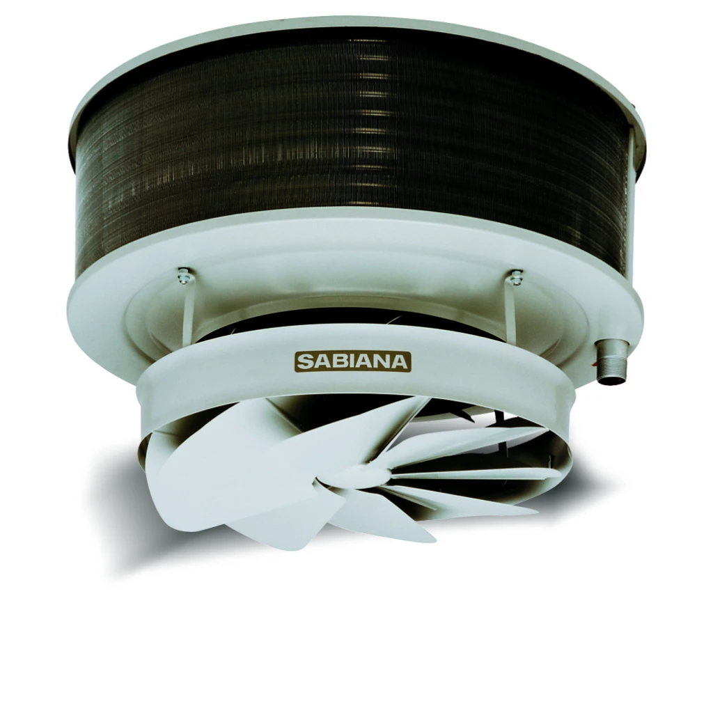 Aerotermos a agua, circulares para techo, SABIANA COMFORT, solo calor-TECAICOM01_01