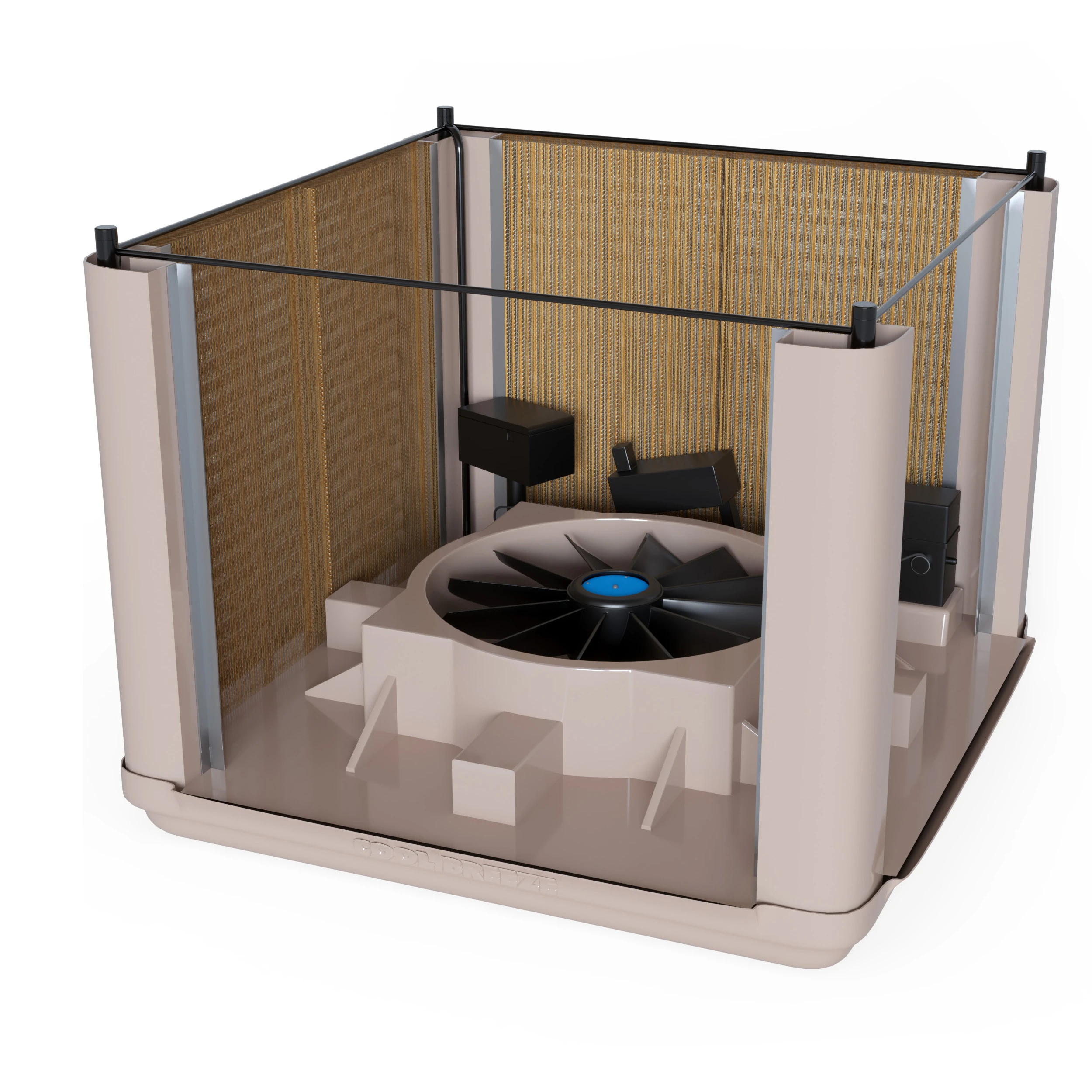 Bioclimatizador evaporativo profesional, con motor inverter TECNA COOLBREEZE-TEEVABRE02_07