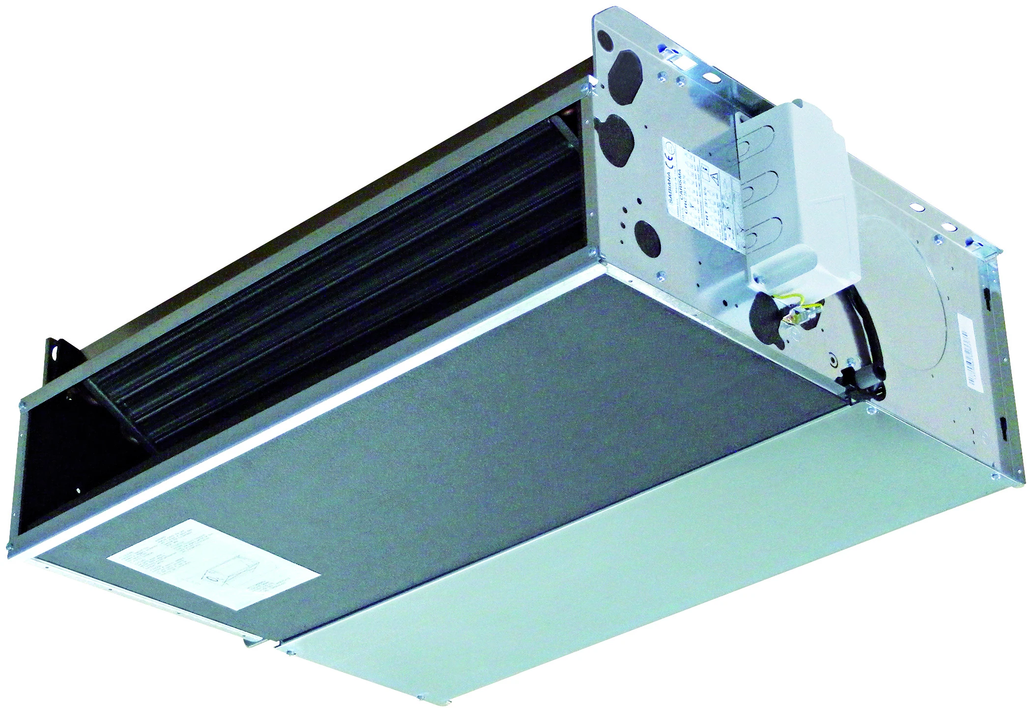Fancoil sin envolvente, a 2 tubos, SABIANA CARISMA CRC IO-IV, hasta 50 Pascales. Con posibilidad de isntalación tanto horizontal como vertical-TEFANCRC01_01