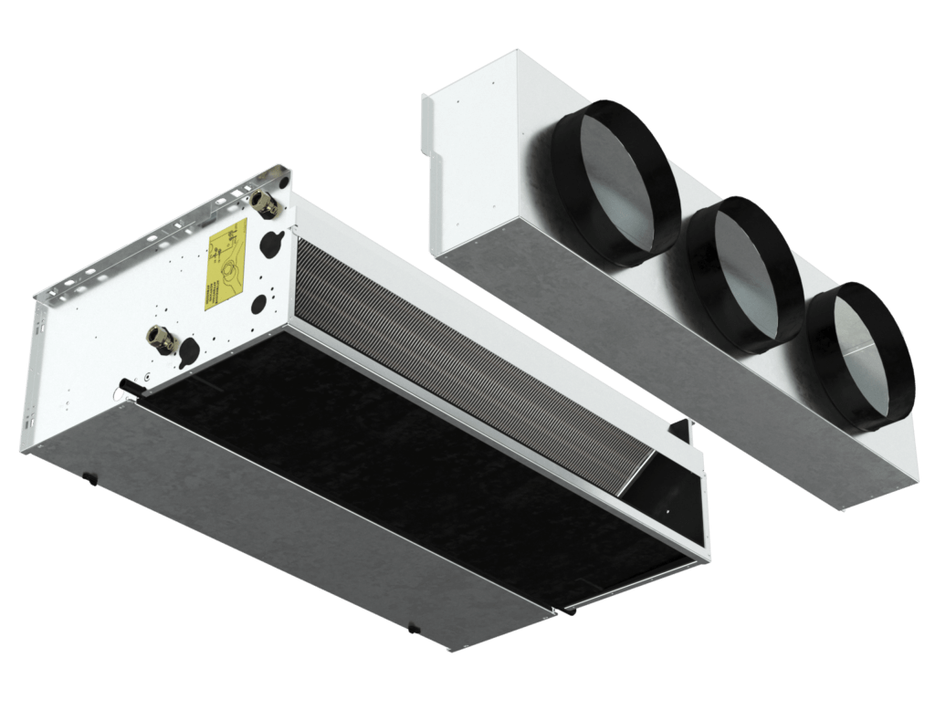 Fancoil sin envolvente, a 4 tubos, SABIANA CARISMA CRSL, media presión hasta 130 Pa-TEFANCRS01_01