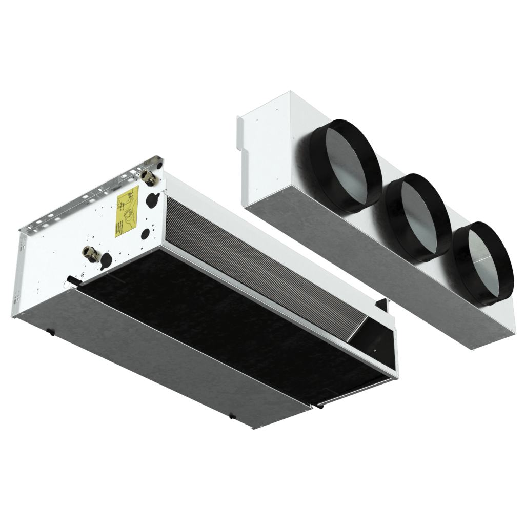 Fancoil sin envolvente, a 2 tubos, SABIANA CARISMA CRSL, media presión hasta 130 Pa-TEFANCRS01_01