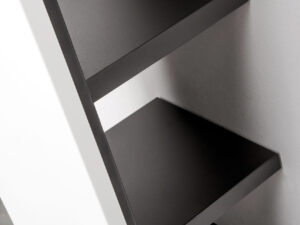 Set de baldas y barra perchero negro, para radiador VASCO NIVA BATH N1L1-118380318209005