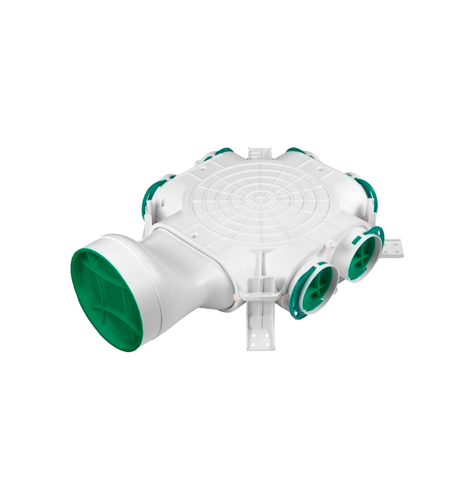 PLENUM DE DISTRIBUCIÓN ANTIBACTERIANO BAJO PERFIL 1XØ 125 6XØ 75-2030000106_01