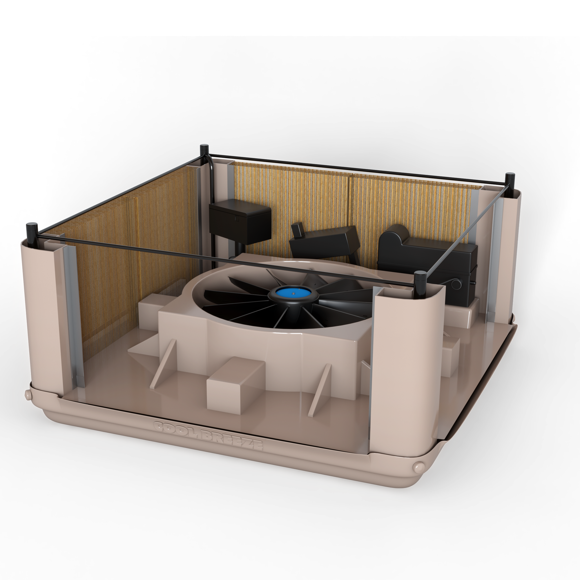 Bioclimatizador evaporativo profesional, TECNA COOLBREEZE-TEEVABRE01_06