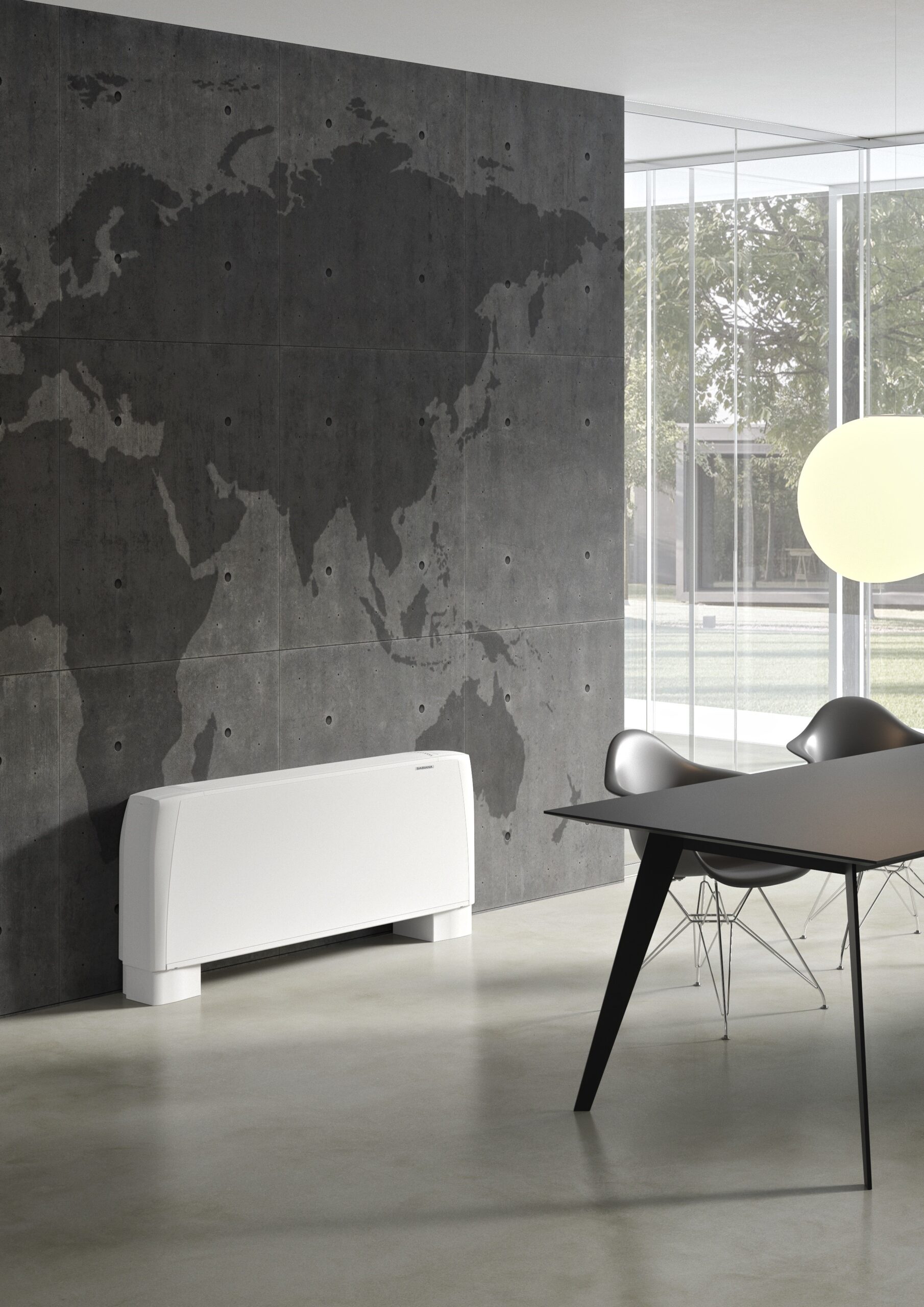 Fancoils tipo mueble, a 2 tubos, SABIANA CARISMA CRC MV, con envolvente para instalación vertical, aspiración inferior.-TEFANCRC03_05