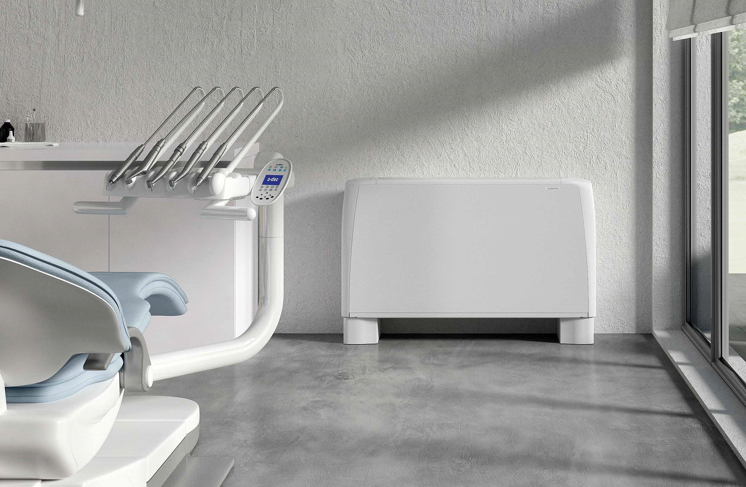 Fancoils tipo mueble, a 2 tubos, SABIANA CARISMA CRC MV, con envolvente para instalación vertical, aspiración inferior.-TEFANCRC03_06