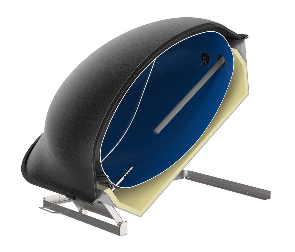 Paneles solares para calentamiento de agua TECNA DISCOSOL 1 CÚPULA-010000DS01_02