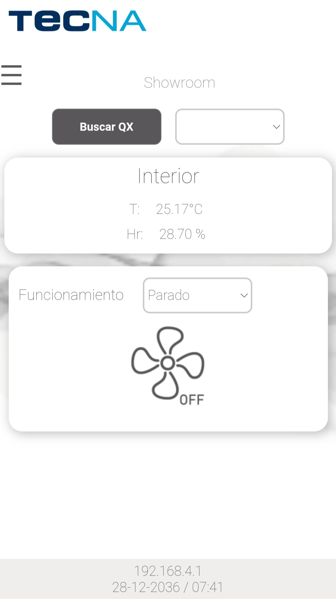 Control inteligente para evaporativos TECNA QX Smart Control-38140000QX_03