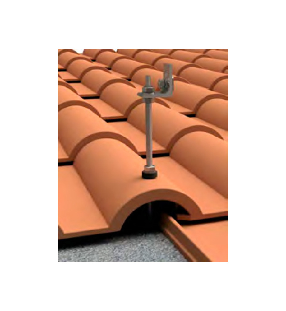 Estructura para módulos solares TECHO VERTICAL C/ TORNILLO-SOENETEC01_04