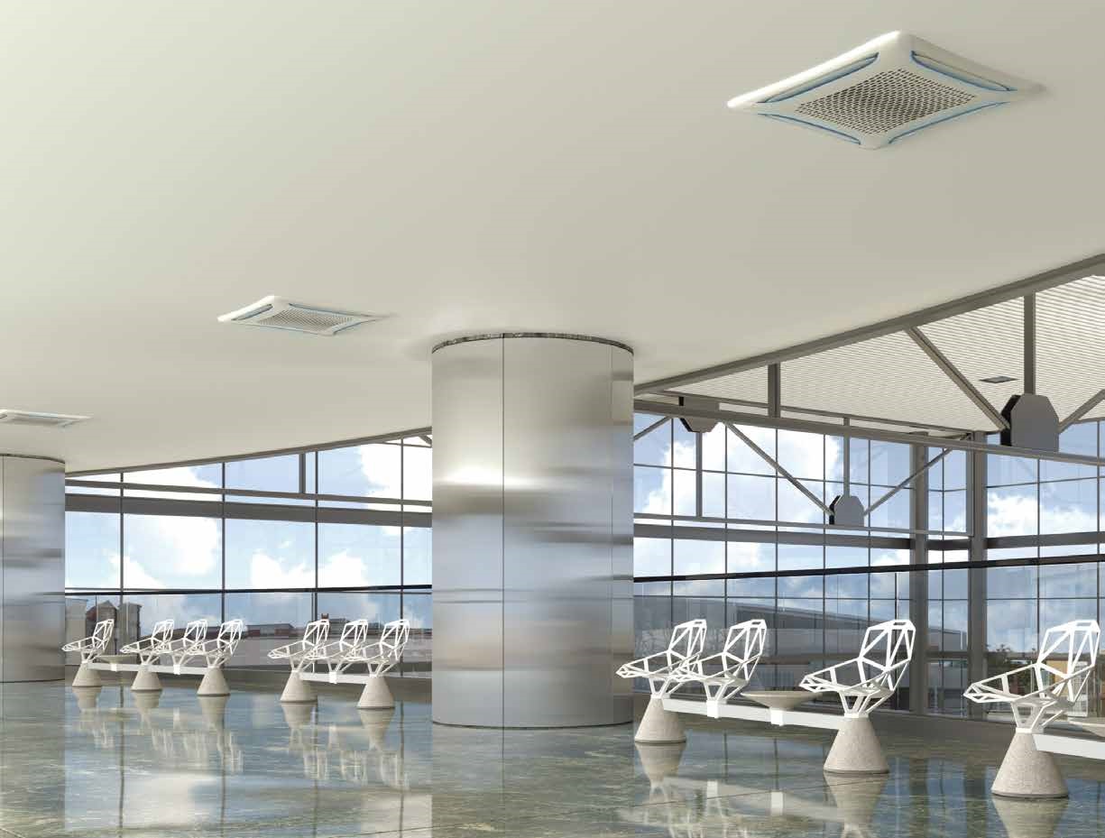 Fancoils tipo cassette, a 2 tubos, TECNA SKYSTAR, de diseño elegante-TEFANSKY01_03