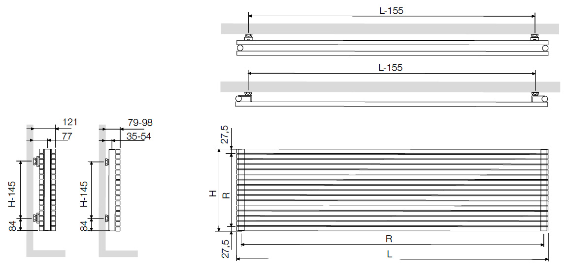 Radiadores multiline, VASCO CARRE CPHN1-RO / CPHN2-RO-TERADCAR02_05