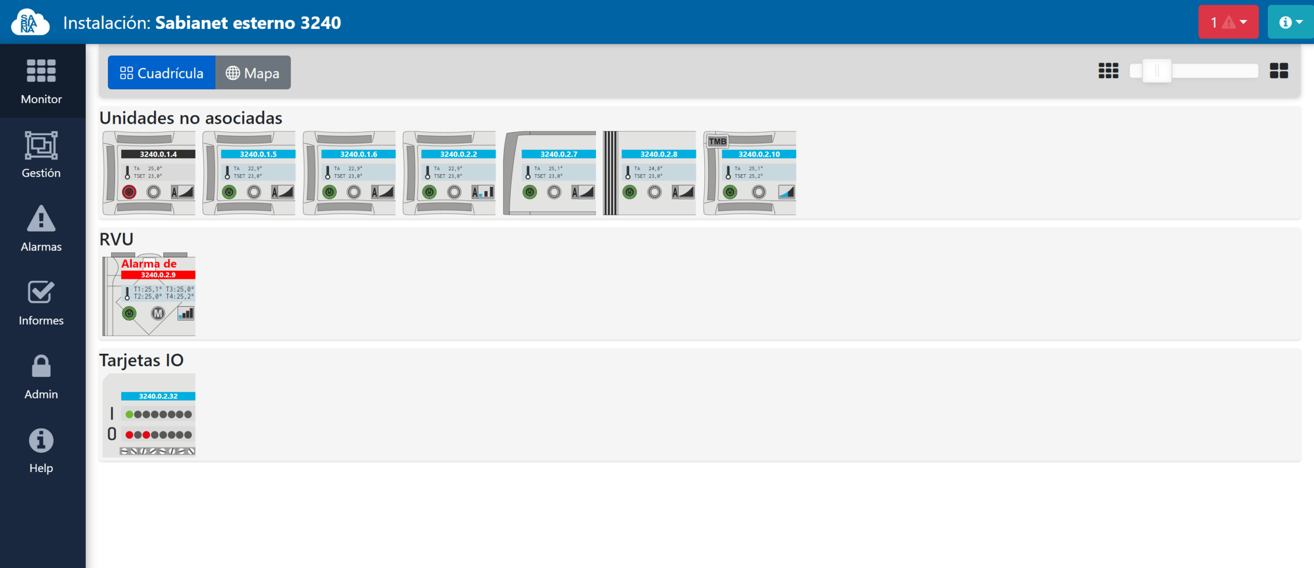 Control centralizado TECNA SABIANA SABIANET 3.0-4809079118_01
