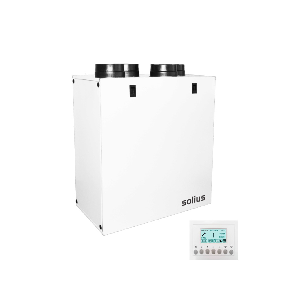 Recuperador de calor SOLIUS AIRBACK QRAV-250-68ABV25_01