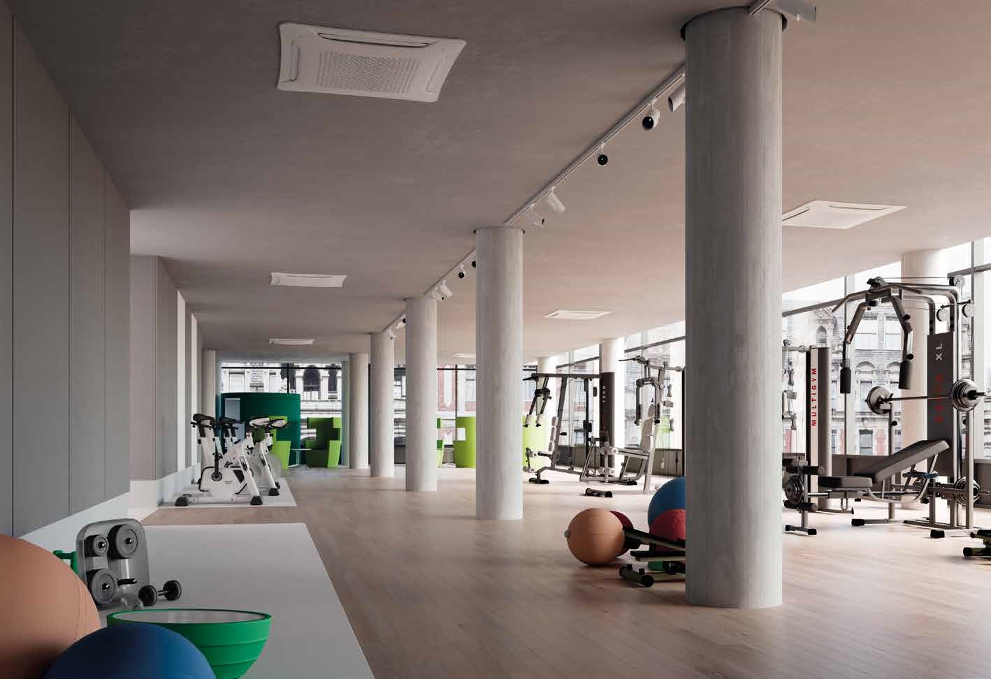 Fancoils tipo cassette, a 4 tubos, TECNA SKYSTAR, de diseño elegante-TEFANSKY01_04