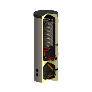 Acumulador en acero al carbono compacto combinado SOLIUS COMBIGENIO 390/570-SODEPCOM01_01