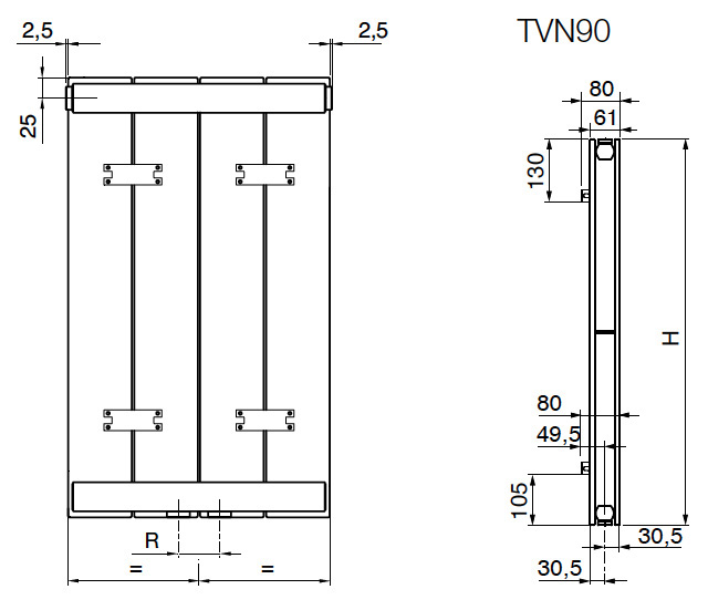 Radiadores multiline, ARBONIA DECOTHERM® PLUS VERTICAL DOBLE-TERADDEC04_02