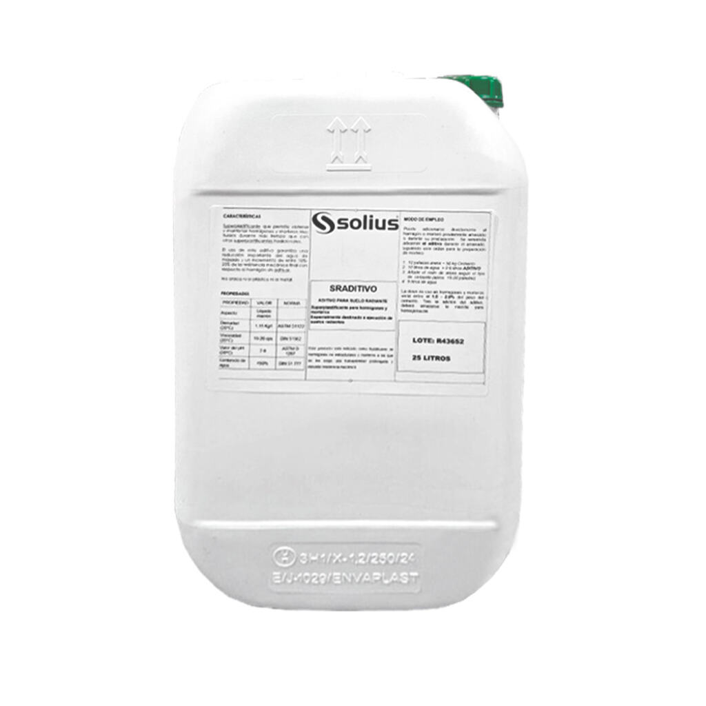 Aditivo fluidizante para suelo radiante. Garrafa de 25 litros.-510000SRADITIVO_01